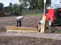 Hauses Field - construction the first planter