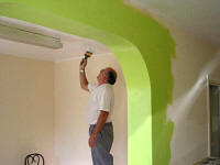Pete painting